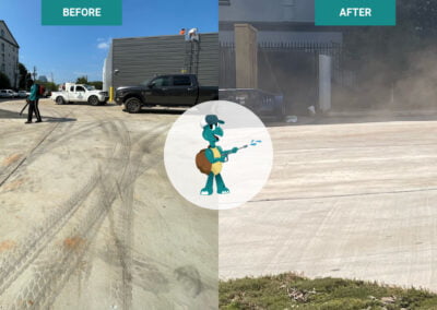 Post Construction Pressure Washing and Interior Cleaning – Krispy Kreme